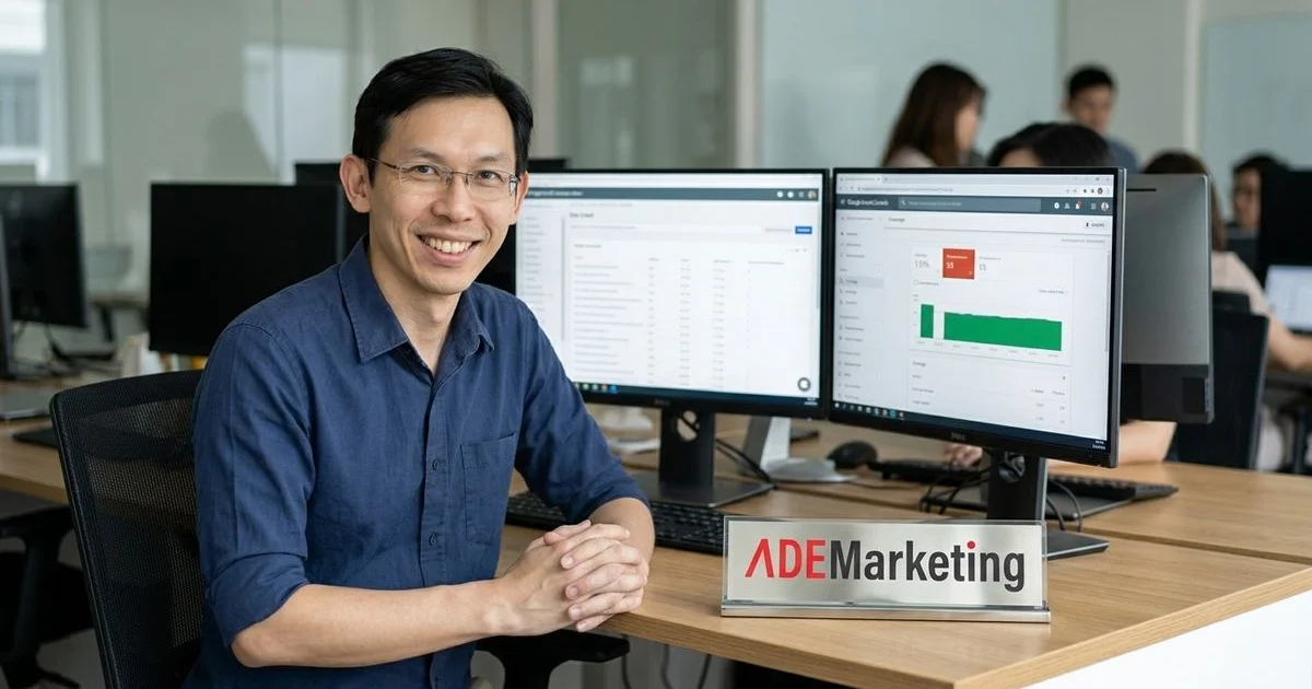 A technical SEO audit displayed across dual monitors: Screaming Frog crawl alongside Google Search Console coverage report